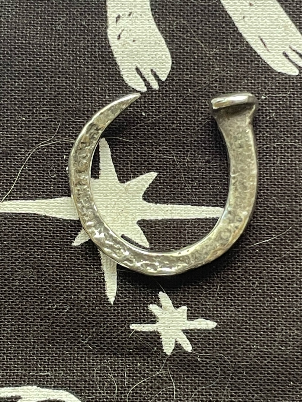 Sterling Silver nail ring by Mother Night